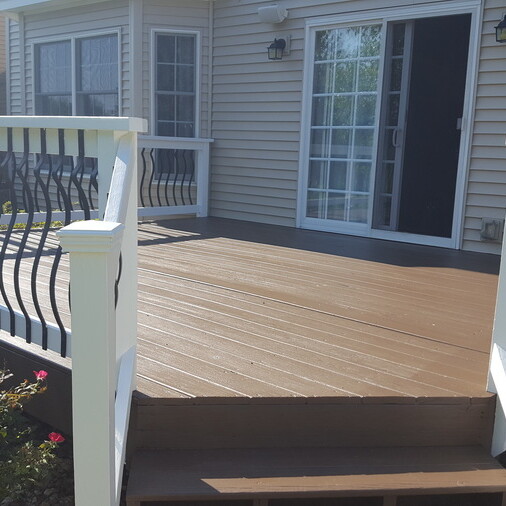 Refinished Stained Deck